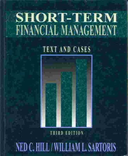 Imagen de archivo de Short Term Financial Management a la venta por ZBK Books