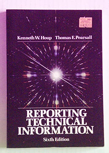 Stock image for Reporting Technical Information, Sixth Edition for sale by Wonder Book
