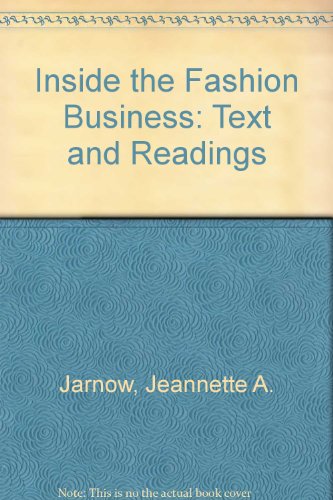 Stock image for Inside the Fashion Business : Text and Readings for sale by Better World Books: West