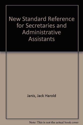 Stock image for New Standard Reference for Secretaries and Administrative Assistants for sale by ThriftBooks-Atlanta