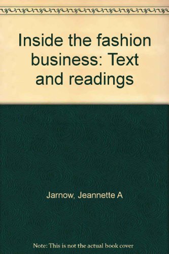 Beispielbild fr Inside the fashion business: Text and readings zum Verkauf von Stephen White Books