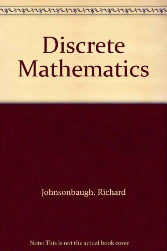 Imagen de archivo de Discrete Mathematics a la venta por Better World Books