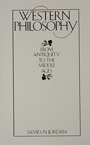9780023614507: Western Philosophy: From Antiquity to the Middle Ages