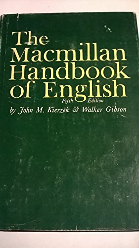 9780023630101: Macmillan Handbook of English