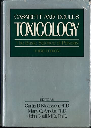 Stock image for Casarett and Doull's Toxicology: The Basic Science of Poisons, 3rd edition for sale by BookDepart