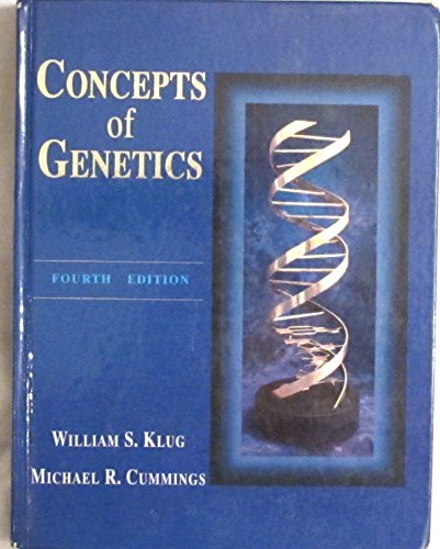 Beispielbild fr Concepts of Genetics zum Verkauf von Wonder Book