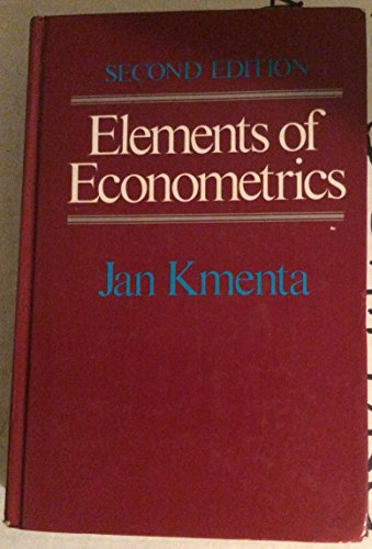 9780023650703: Elements of Econometrics