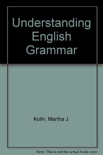 Stock image for Understanding English grammar for sale by Wonder Book