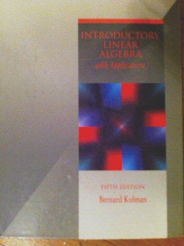 Imagen de archivo de Introductory Linear Algebra With Applications a la venta por HPB-Red