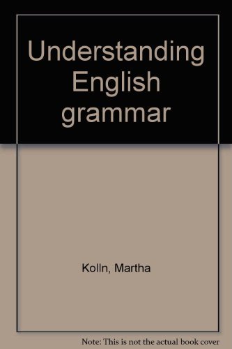 Stock image for Understanding English grammar for sale by Wonder Book