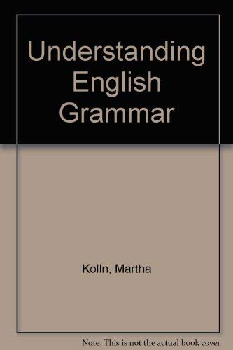 Stock image for Understanding English Grammar for sale by Better World Books