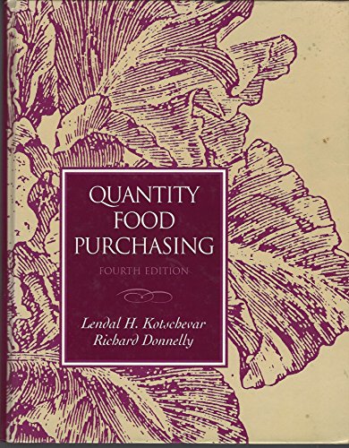 Imagen de archivo de Quantity Food Purchasing a la venta por HPB-Red