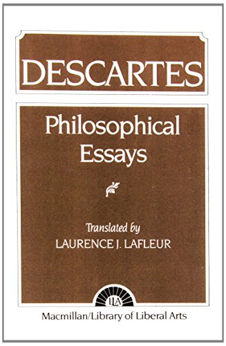 Beispielbild fr Descartes: Philosophical Essays zum Verkauf von BooksRun