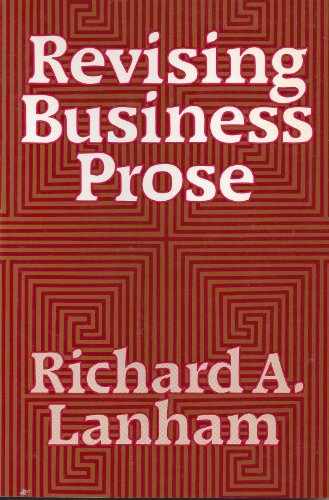 9780023674600: Revising Business Prose