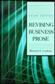 Immagine dell'editore per Revising Business Prose venduto da ThriftBooks-Phoenix