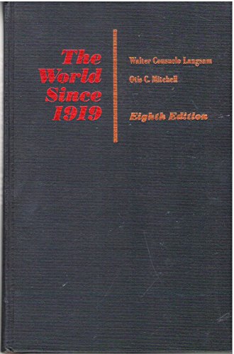 Stock image for The World since 1919 for sale by Better World Books Ltd