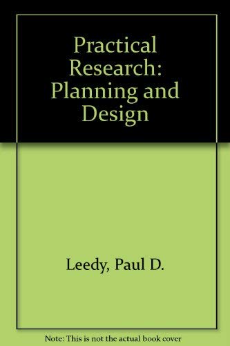 Stock image for Practical research: Planning and design for sale by Wonder Book