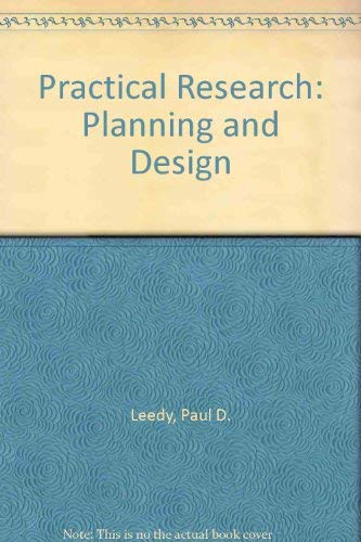 Imagen de archivo de Practical Research: Planning and Design a la venta por Irish Booksellers