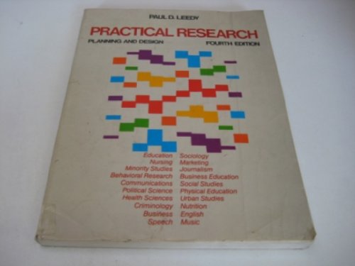 Imagen de archivo de Practical research: Planning and design a la venta por Wonder Book