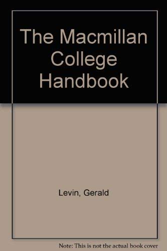 9780023702327: The MacMillan College Handbook