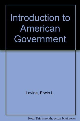 9780023703003: Introduction to American Government