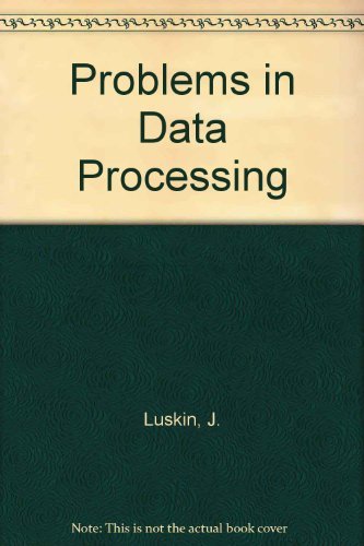 Stock image for PROBLEMS IN DATA PROCESSING for sale by Neil Shillington: Bookdealer/Booksearch