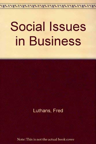 9780023729003: Social Issues in Business
