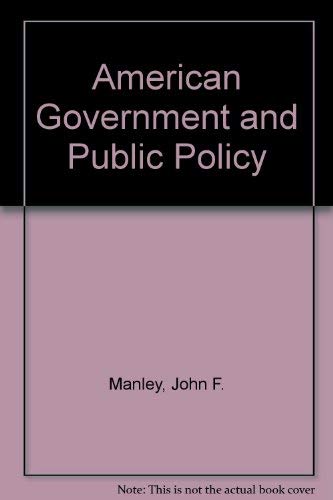 Stock image for American government and public policy for sale by HPB-Red