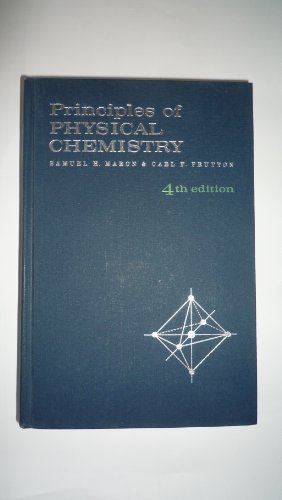 9780023762307: Principles of Physical Chemistry