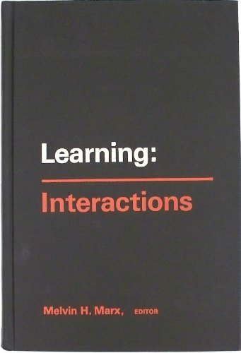 Imagen de archivo de Learning: Interactions a la venta por ThriftBooks-Dallas