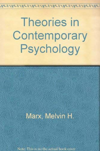 Stock image for Theories in Contemporary Psychology for sale by Dunaway Books