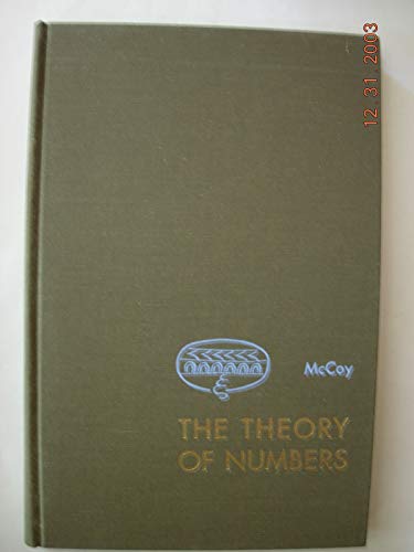 Stock image for Theory of Numbers (Allendoerfer Advanced) for sale by Better World Books