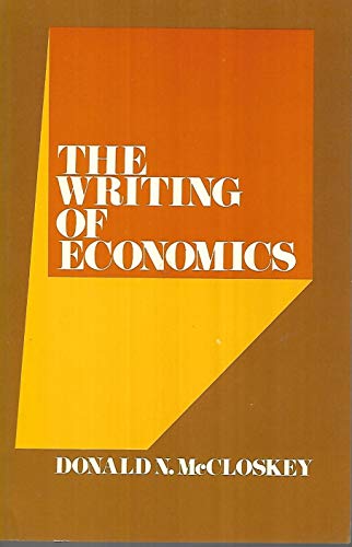 Stock image for The Writing of Economics for sale by Better World Books
