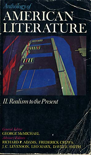 9780023795305: Anthology of American Literature. Volume II Realism to the Present