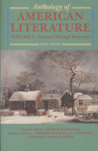 9780023796012: Anthology of American Literature