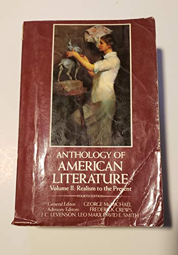 Imagen de archivo de Anthology of American Literature a la venta por SecondSale