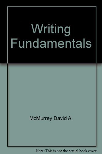 Stock image for Writing Fundamentals for sale by Ann Becker