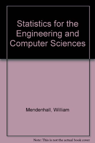 Imagen de archivo de Statistics for the Engineering and Computer Sciences a la venta por AwesomeBooks