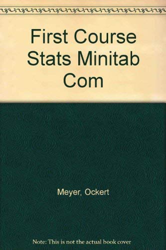 Stock image for First Course Stats Minitab Com for sale by Books Puddle