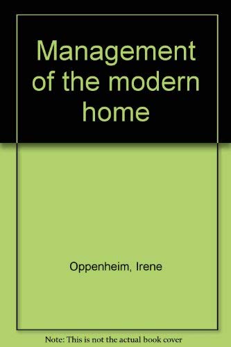 9780023894404: Management of the modern home
