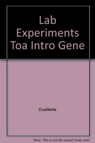 9780023899348: Experiments in General, Organic, and Biological Chemistry