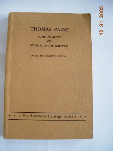 Imagen de archivo de Common Sense and Other Political Writing (American Heritage Series) a la venta por Wonder Book