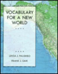 Imagen de archivo de Vocabulary for a New World a la venta por Better World Books