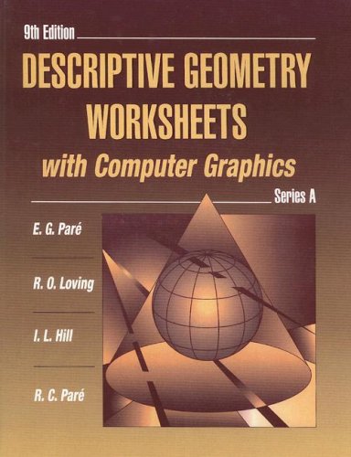 Imagen de archivo de Descriptive Geometry Worksheets with Computer Graphics, Series A for Descriptive Geometry a la venta por Revaluation Books