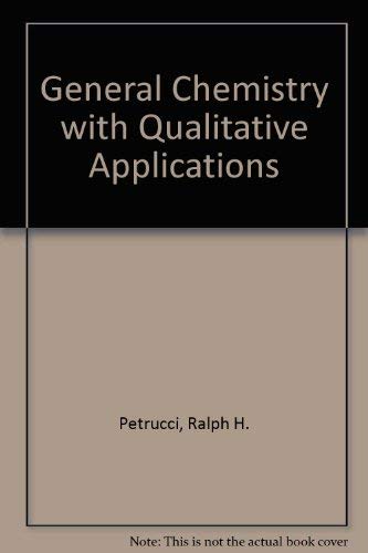 9780023917806: General Chemistry With Qualitative Analysis