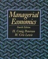 Imagen de archivo de Managerial Economics a la venta por HPB-Red