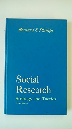 Stock image for Social Research : Strategy and Tactics for sale by Better World Books