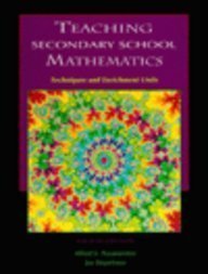Imagen de archivo de Teaching Secondary School Mathematics a la venta por Better World Books