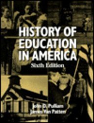 9780023968181: History of Education in America