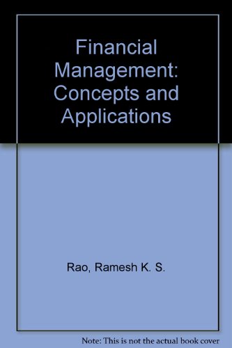 9780023982118: Financial management: Concepts and applications